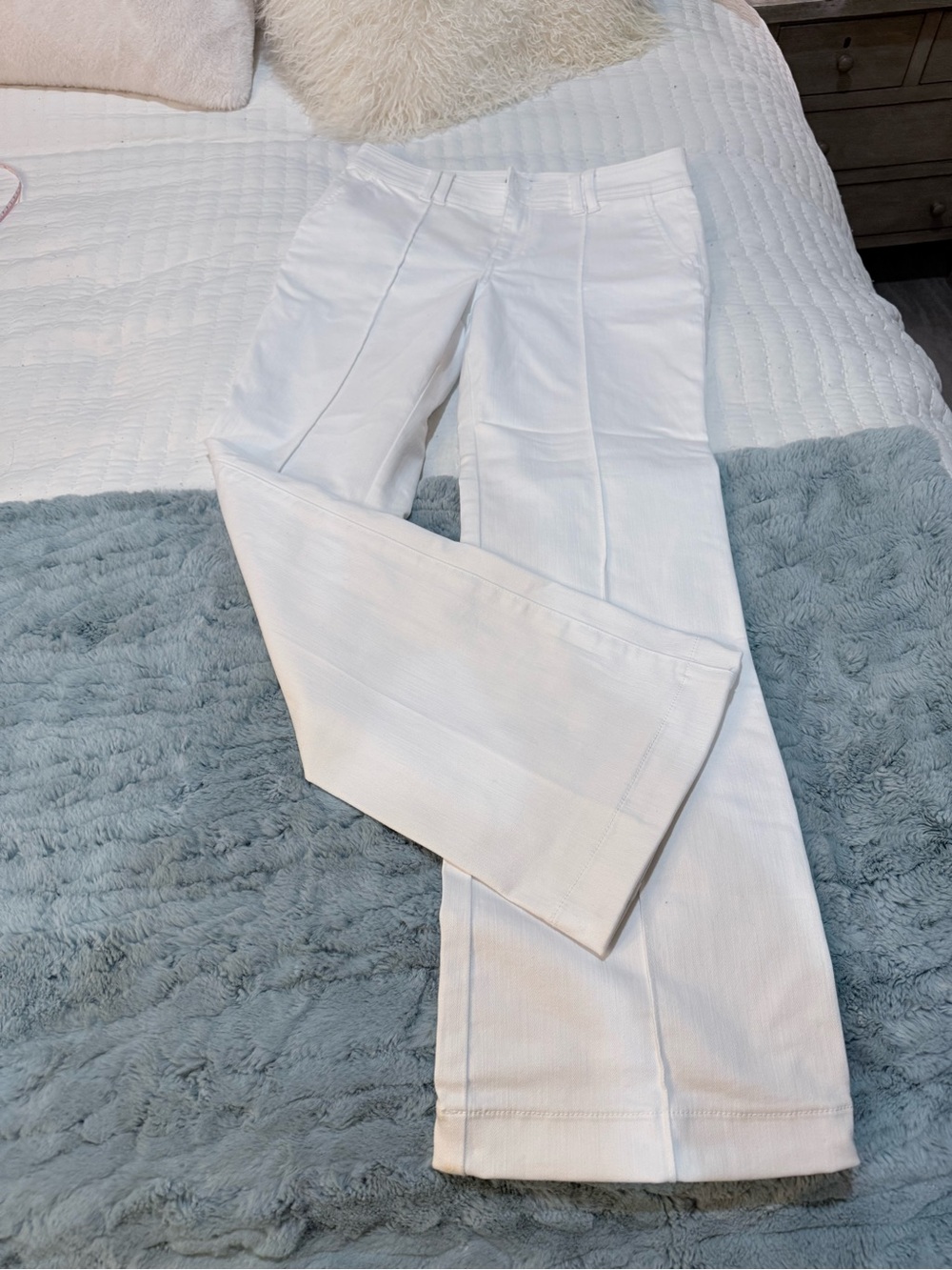 Talbots White Flare Jeans Size 8 NWOT